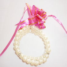 優(yōu)雅與時尚的完美融合 韓國三層水鉆珍珠手鏈特惠批發(fā)