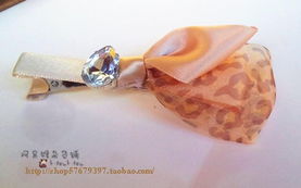 指尖復(fù)古風(fēng)尚 阿呆猴原創(chuàng)手工絹紗鉆豹紋發(fā)夾，點(diǎn)亮酒紅甜美元旦